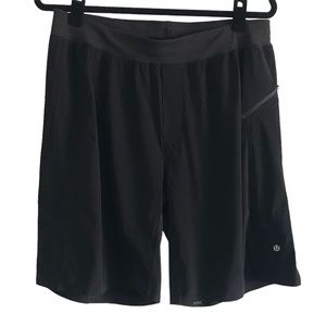 Mens Lululemon Black Athletic shorts sz L